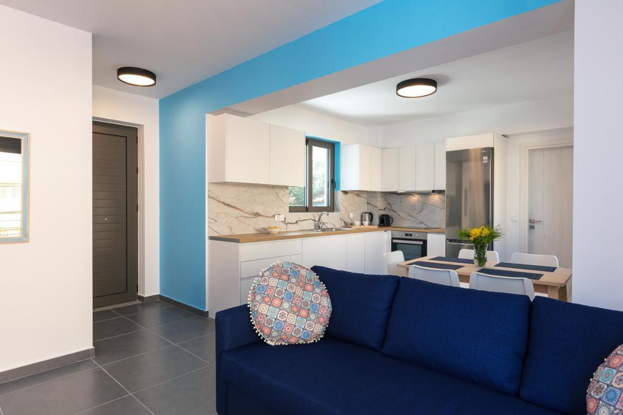 Greek Sky - New Modern Apartment With Shared Pool Tavronitis  Ngoại thất bức ảnh